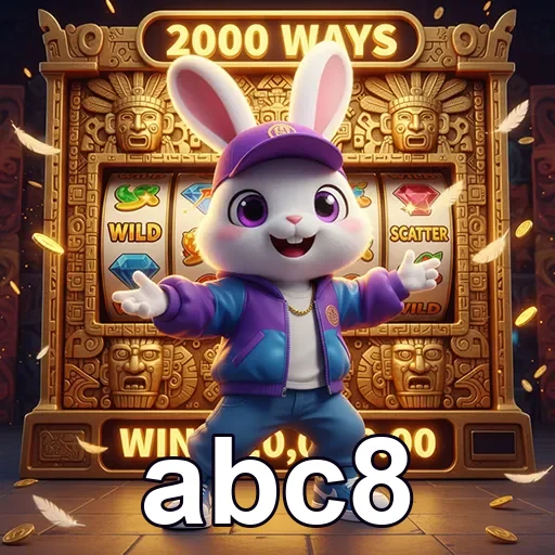 Excited player enjoying live slots at abc8